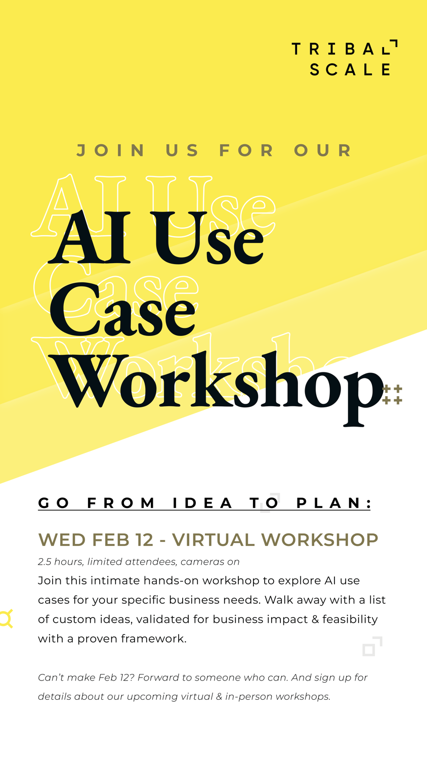 TribalScale AI Use Case Workshop